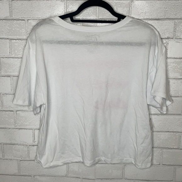 NWT Weekends, Wine & Dogs Cropped Tee Shirt - Picture 4 of 9